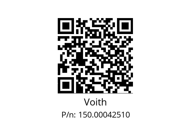   Voith 150.00042510