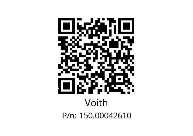   Voith 150.00042610