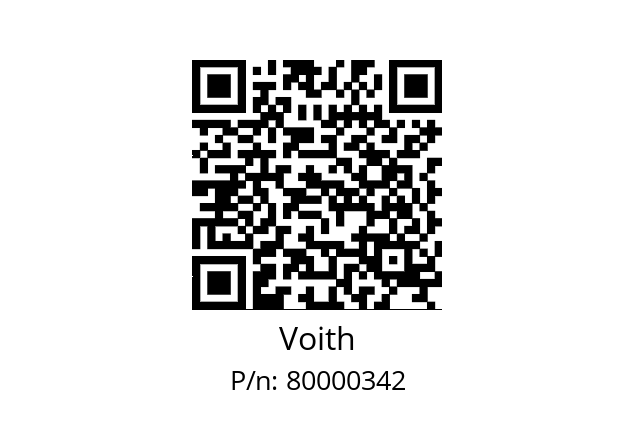   Voith 80000342