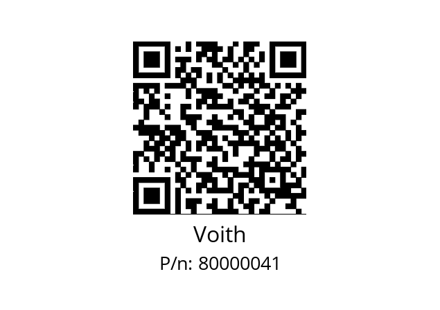   Voith 80000041