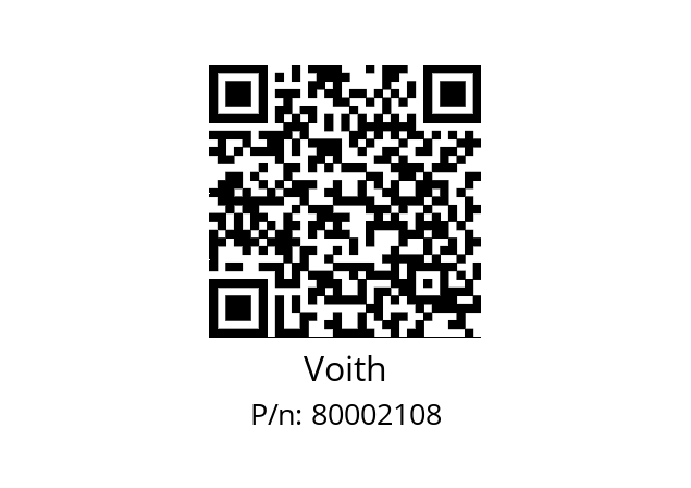   Voith 80002108