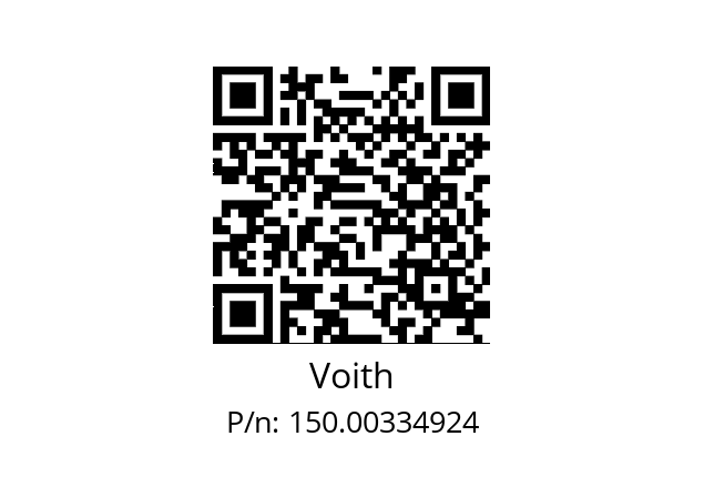   Voith 150.00334924