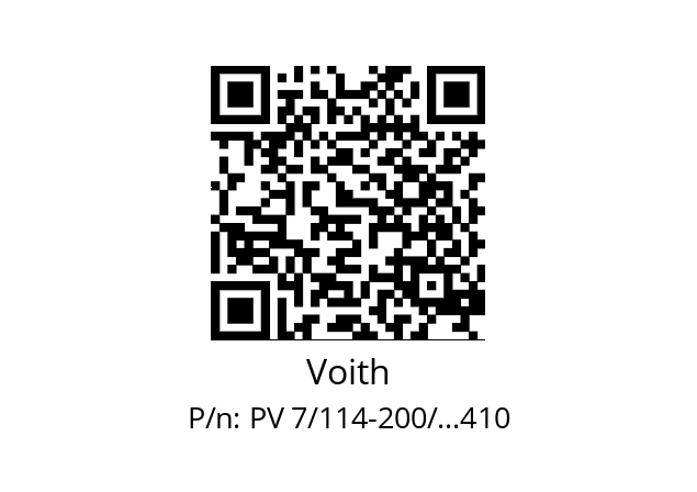   Voith PV 7/114-200/...410