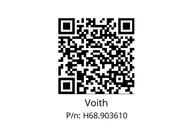   Voith H68.903610