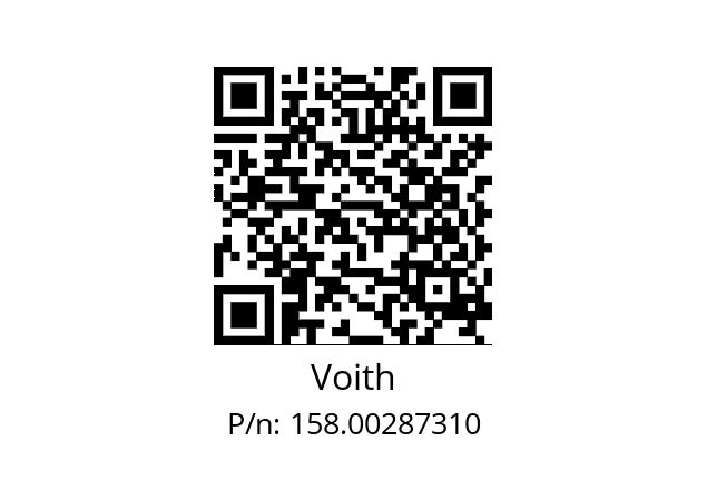   Voith 158.00287310