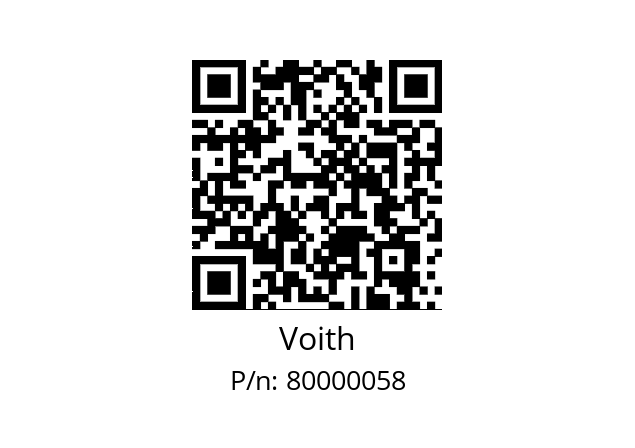   Voith 80000058