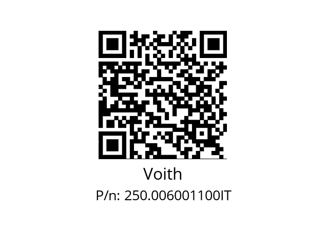   Voith 250.006001100IT