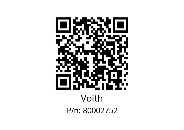   Voith 80002752