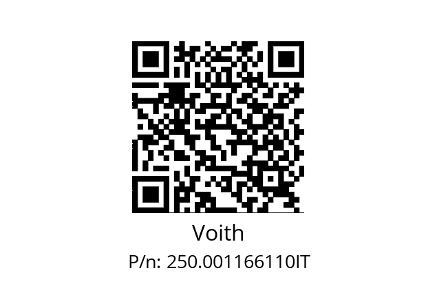   Voith 250.001166110IT