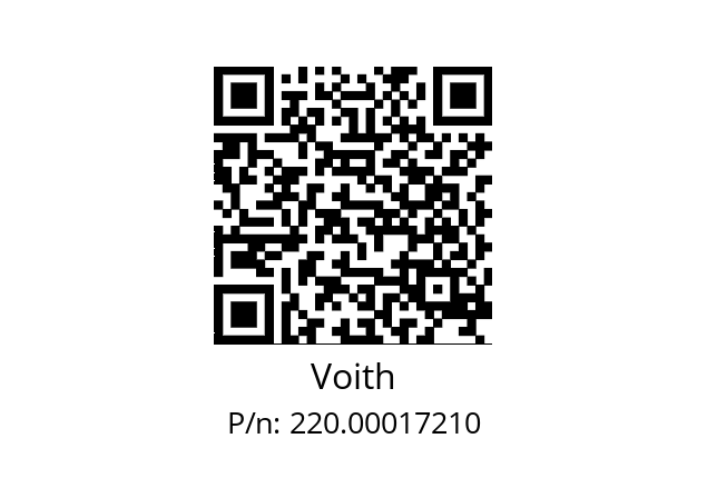   Voith 220.00017210