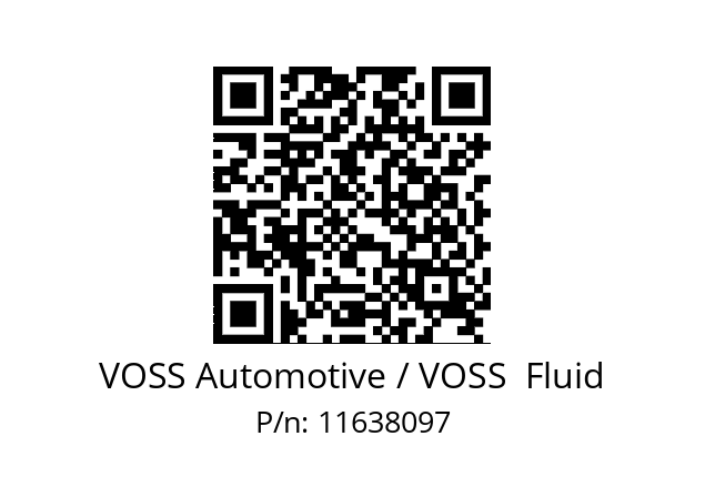   VOSS Automotive / VOSS  Fluid 11638097