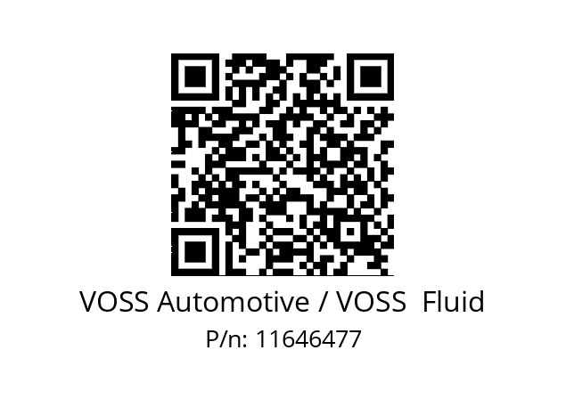   VOSS Automotive / VOSS  Fluid 11646477