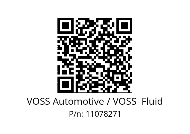   VOSS Automotive / VOSS  Fluid 11078271