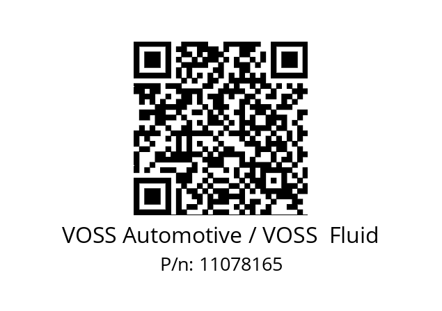   VOSS Automotive / VOSS  Fluid 11078165