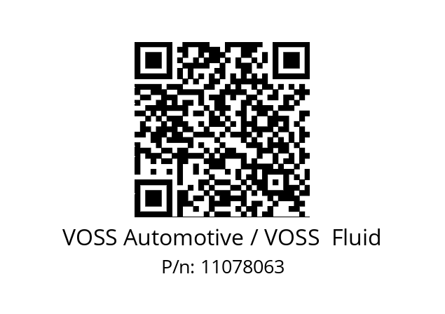   VOSS Automotive / VOSS  Fluid 11078063