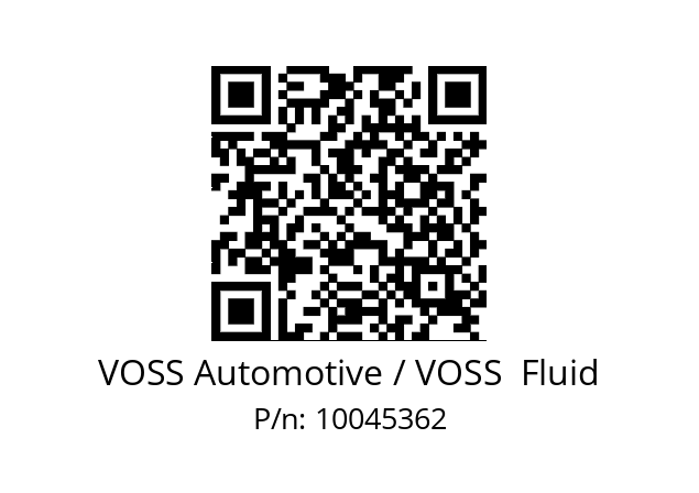   VOSS Automotive / VOSS  Fluid 10045362