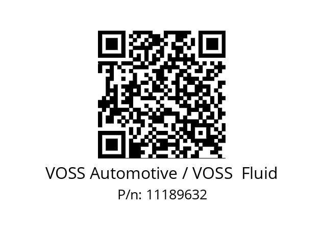   VOSS Automotive / VOSS  Fluid 11189632