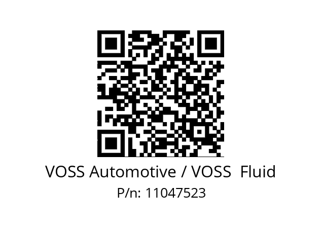   VOSS Automotive / VOSS  Fluid 11047523