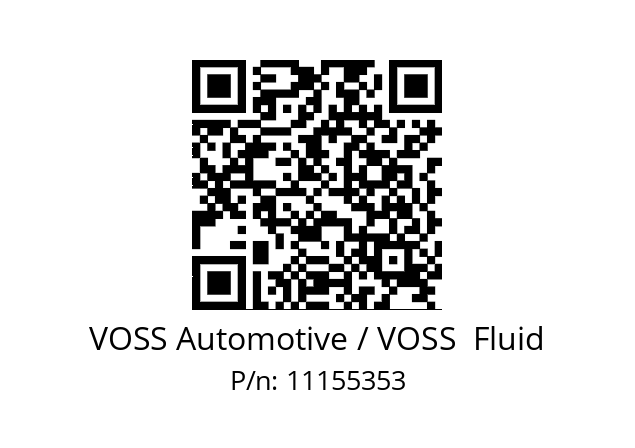   VOSS Automotive / VOSS  Fluid 11155353