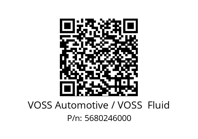   VOSS Automotive / VOSS  Fluid 5680246000