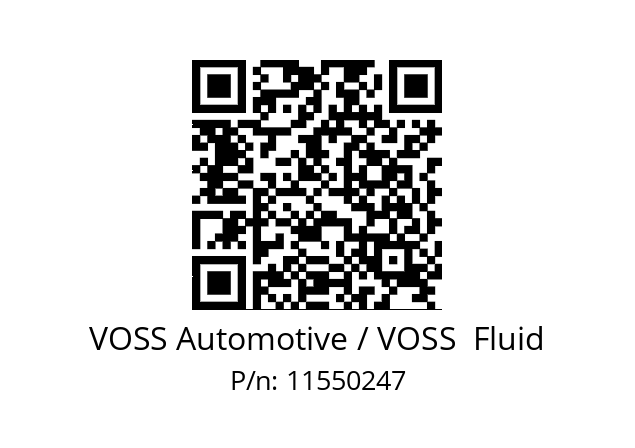   VOSS Automotive / VOSS  Fluid 11550247