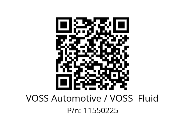   VOSS Automotive / VOSS  Fluid 11550225