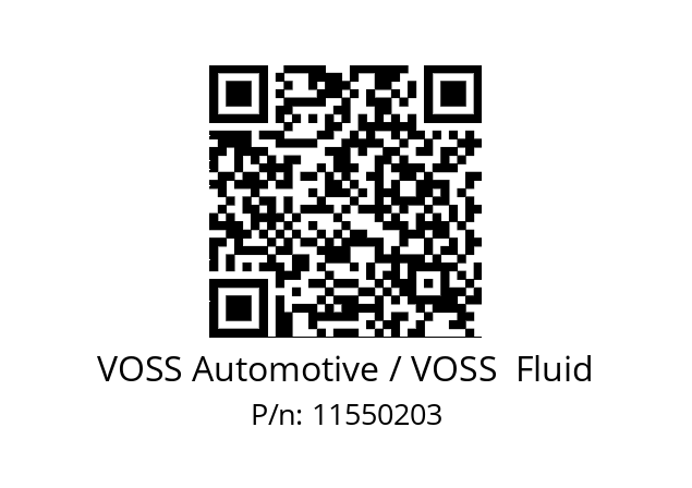   VOSS Automotive / VOSS  Fluid 11550203