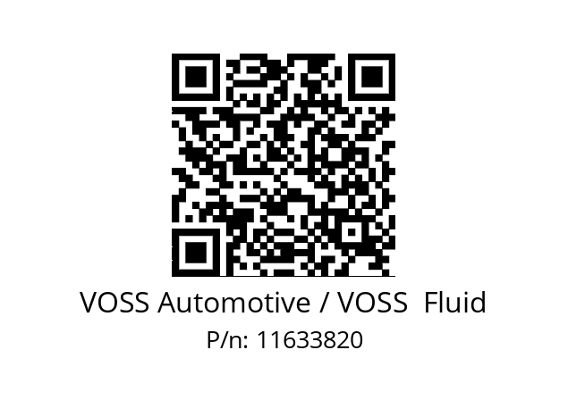   VOSS Automotive / VOSS  Fluid 11633820