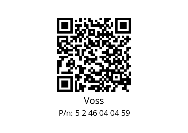   Voss 5 2 46 04 04 59