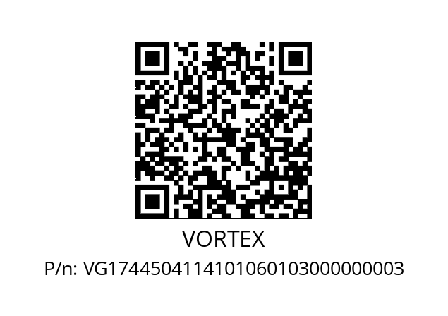   VORTEX VG1744504114101060103000000003