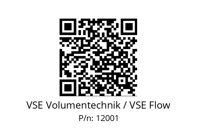   VSE Volumentechnik / VSE Flow 12001