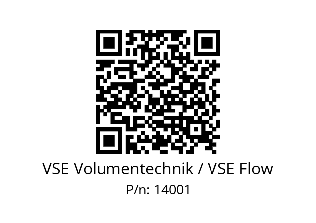   VSE Volumentechnik / VSE Flow 14001