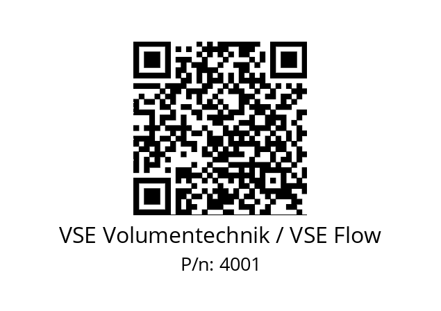   VSE Volumentechnik / VSE Flow 4001