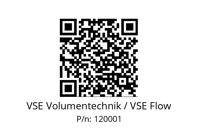   VSE Volumentechnik / VSE Flow 120001