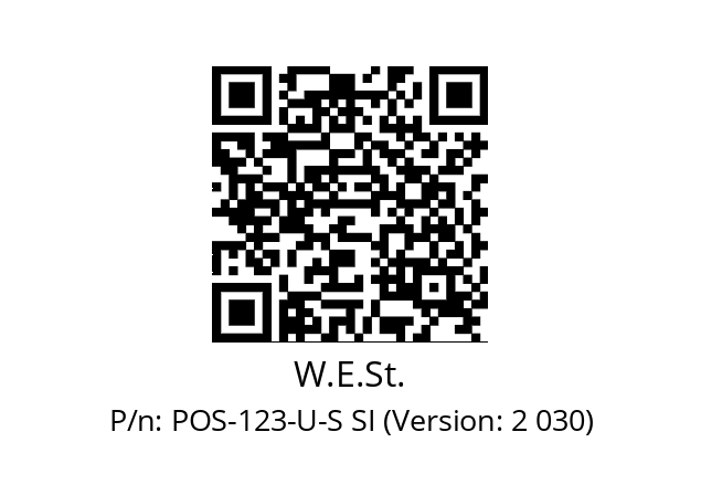   W.E.St. POS-123-U-S SI (Version: 2 030)