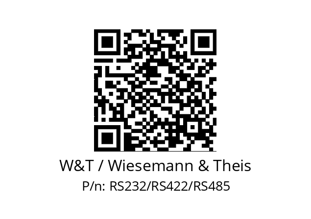   W&T / Wiesemann & Theis RS232/RS422/RS485