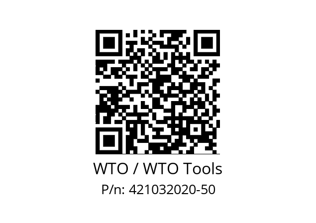   WTO / WTO Tools 421032020-50