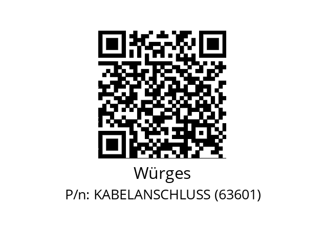   Würges KABELANSCHLUSS (63601)