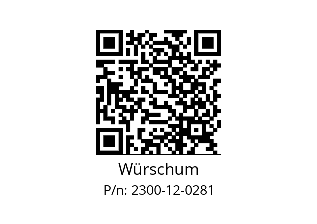   Würschum 2300-12-0281