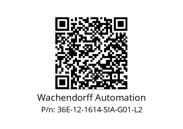   Wachendorff Automation 36E-12-1614-SIA-G01-L2