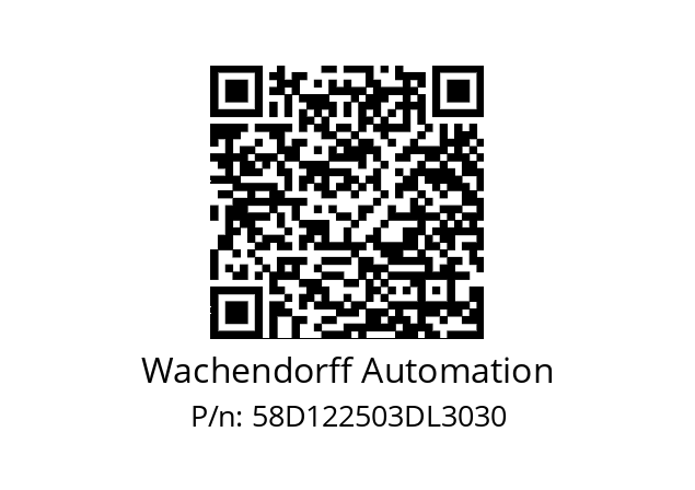   Wachendorff Automation 58D122503DL3030