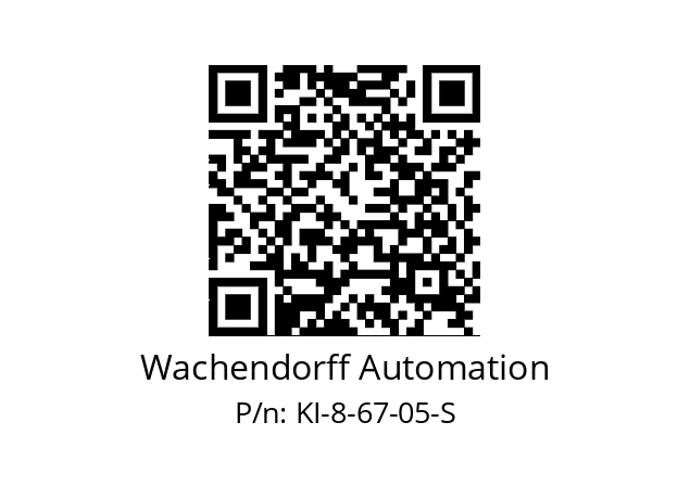   Wachendorff Automation KI-8-67-05-S