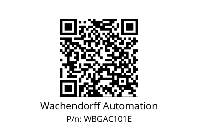   Wachendorff Automation WBGAC101E