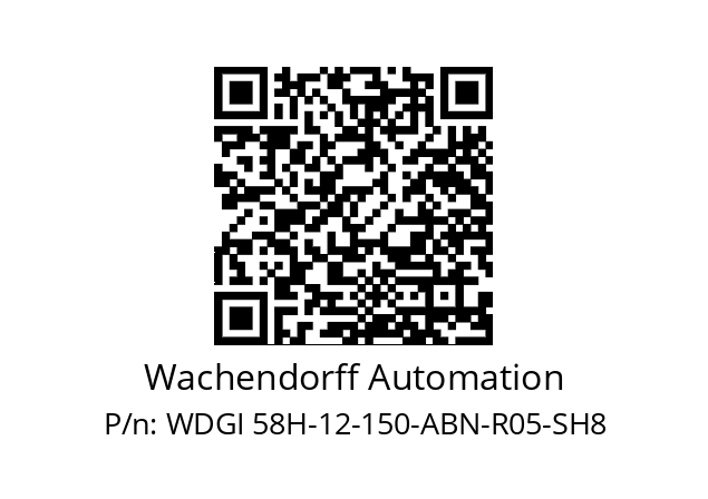   Wachendorff Automation WDGI 58H-12-150-ABN-R05-SH8