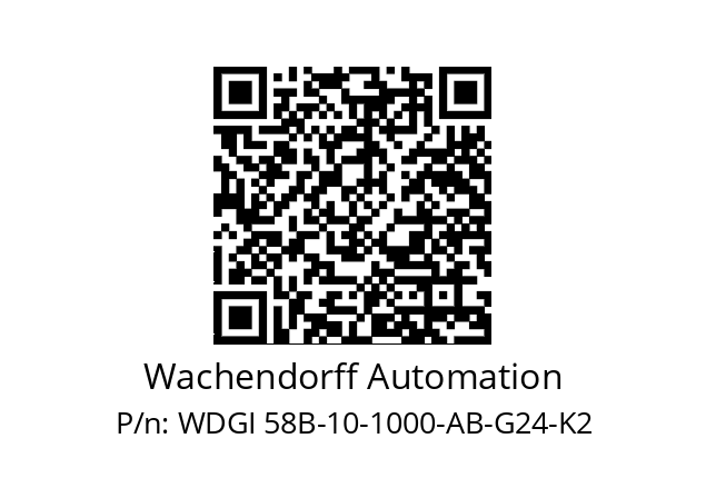   Wachendorff Automation WDGI 58B-10-1000-AB-G24-K2