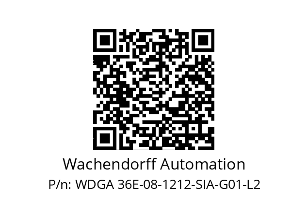   Wachendorff Automation WDGA 36E-08-1212-SIA-G01-L2