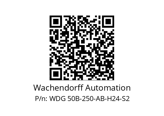   Wachendorff Automation WDG 50B-250-AB-H24-S2