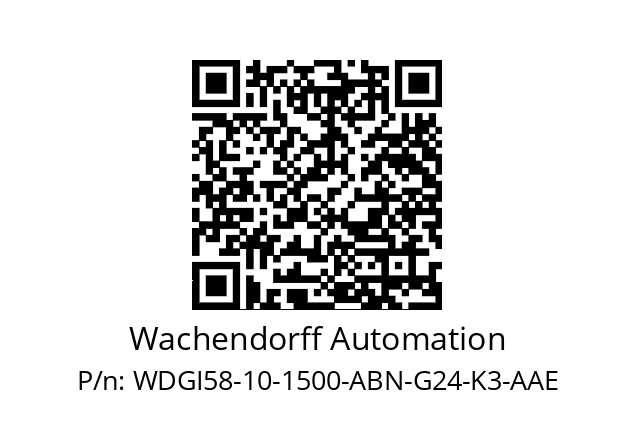   Wachendorff Automation WDGI58-10-1500-ABN-G24-K3-AAE