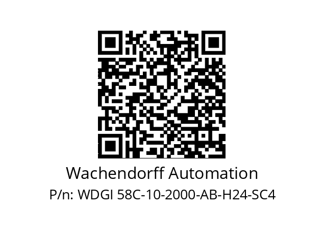   Wachendorff Automation WDGI 58C-10-2000-AB-H24-SC4