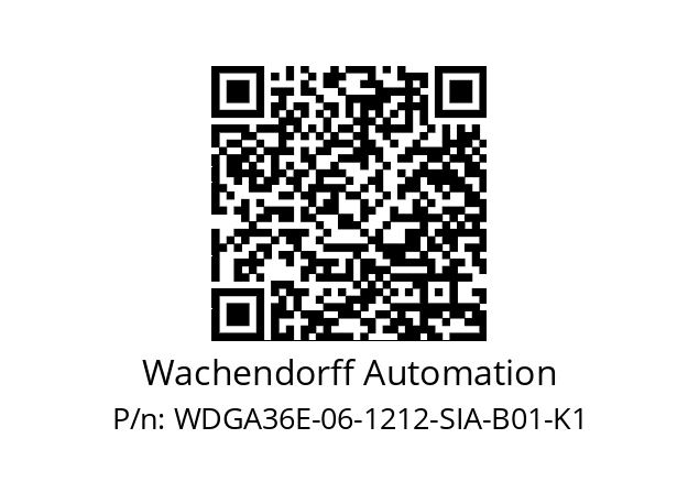   Wachendorff Automation WDGA36E-06-1212-SIA-B01-K1